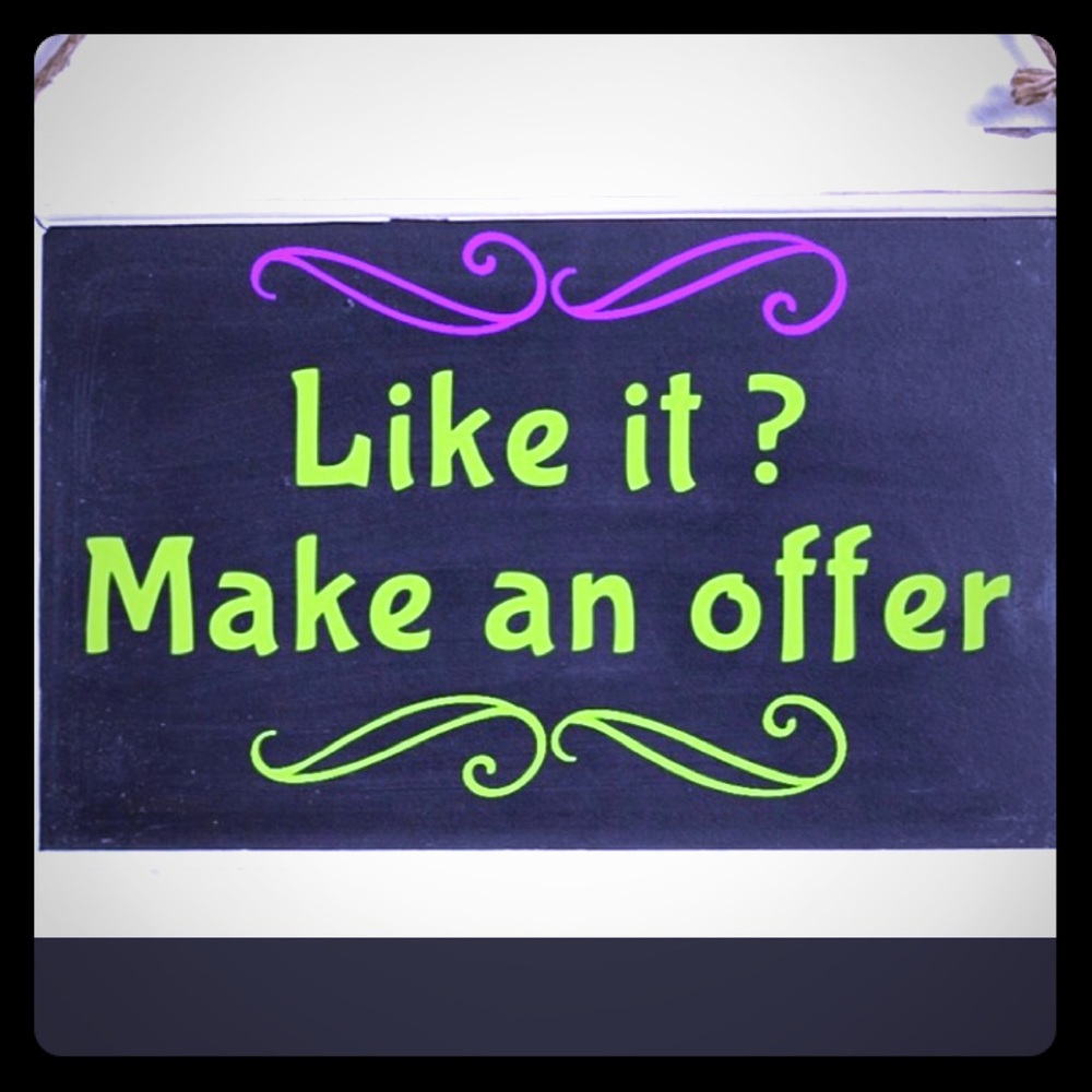 Make me an offer